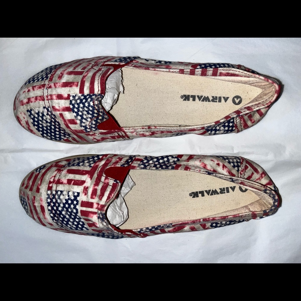 Patriotic Flat Canvas Casual Shoes